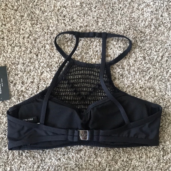 Wrapped In Love Solid High Neck Bra Bikini Top M - Picture 5 of 8